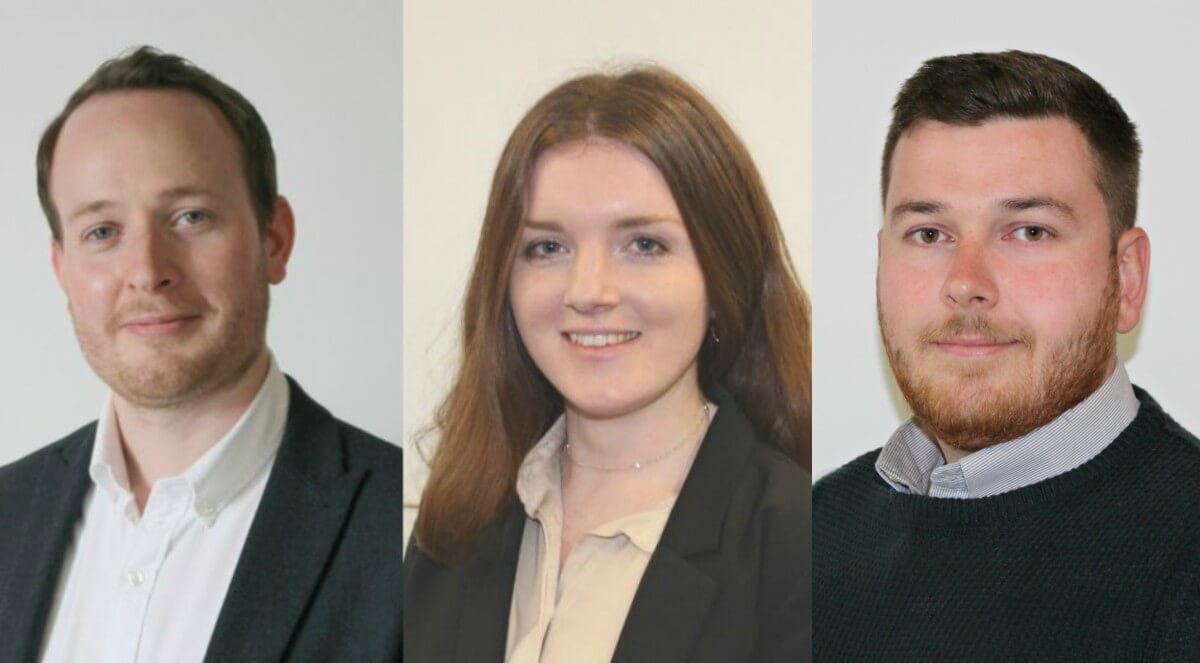 Three new members of the Health Technology Wales team